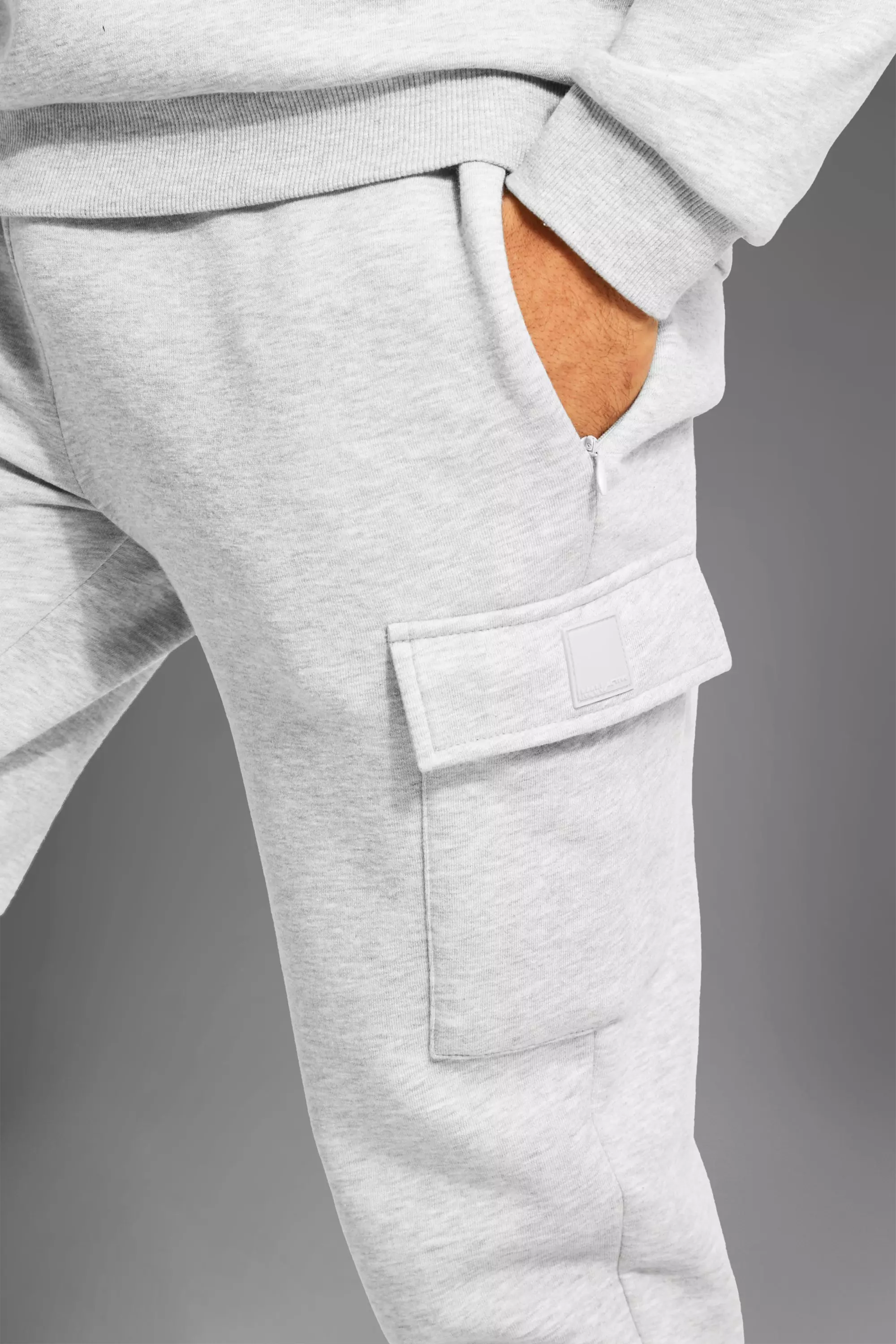 Grey on sale cargo joggers